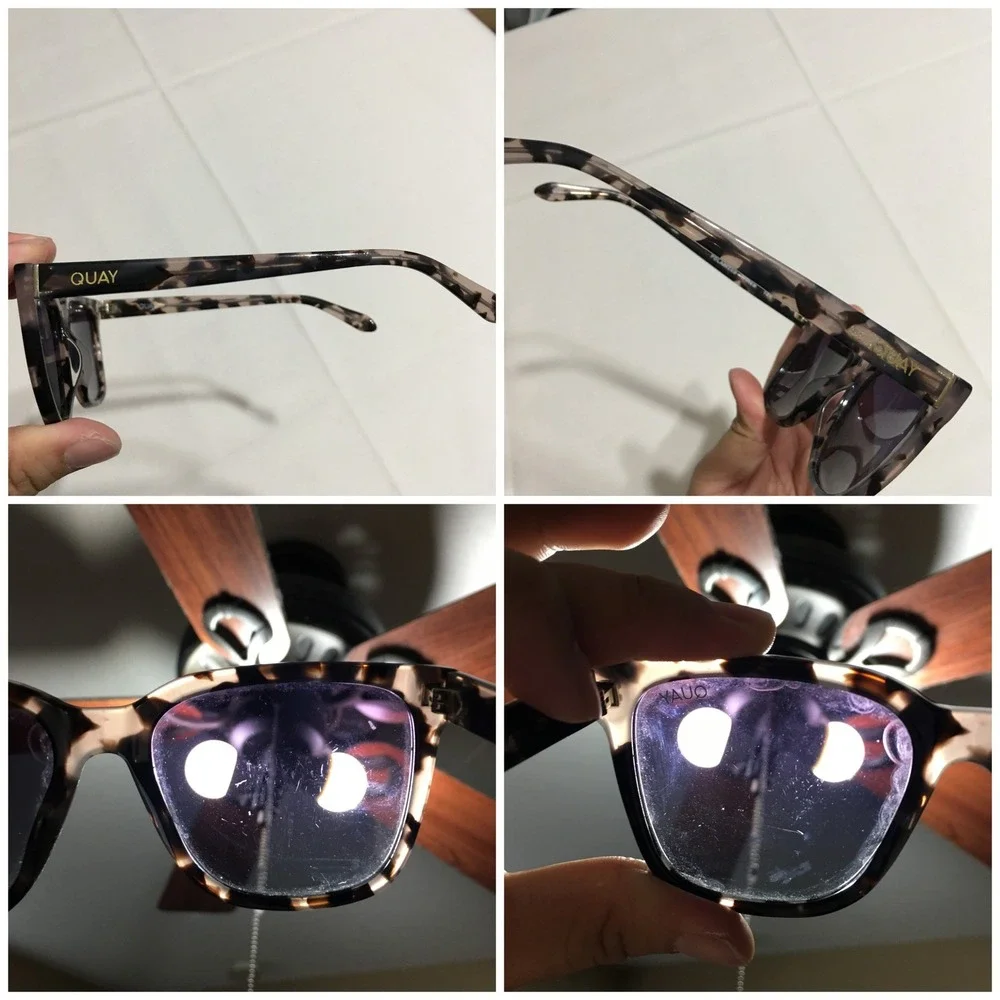 Quay Wired Sunglasses Women One Size Tortoise Polarized Square